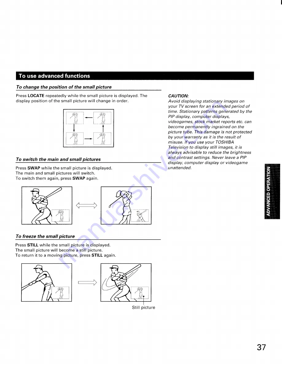 Toshiba ColorStream TP61H95 Owner'S Manual Download Page 37