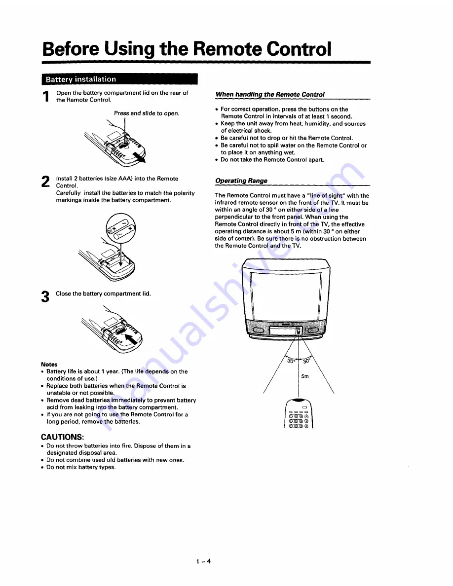 Toshiba CV32F68 Service Manual Download Page 5