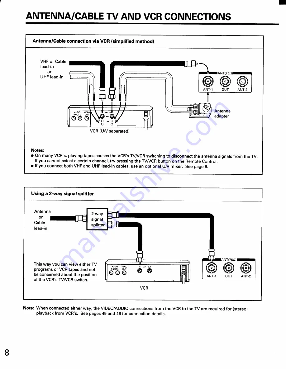 Toshiba CX32D70 Owner'S Manual Download Page 8