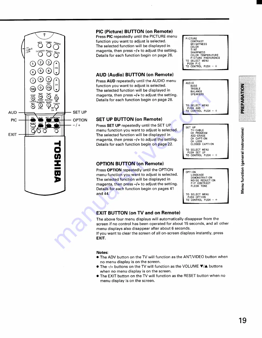 Toshiba CX32D70 Owner'S Manual Download Page 17