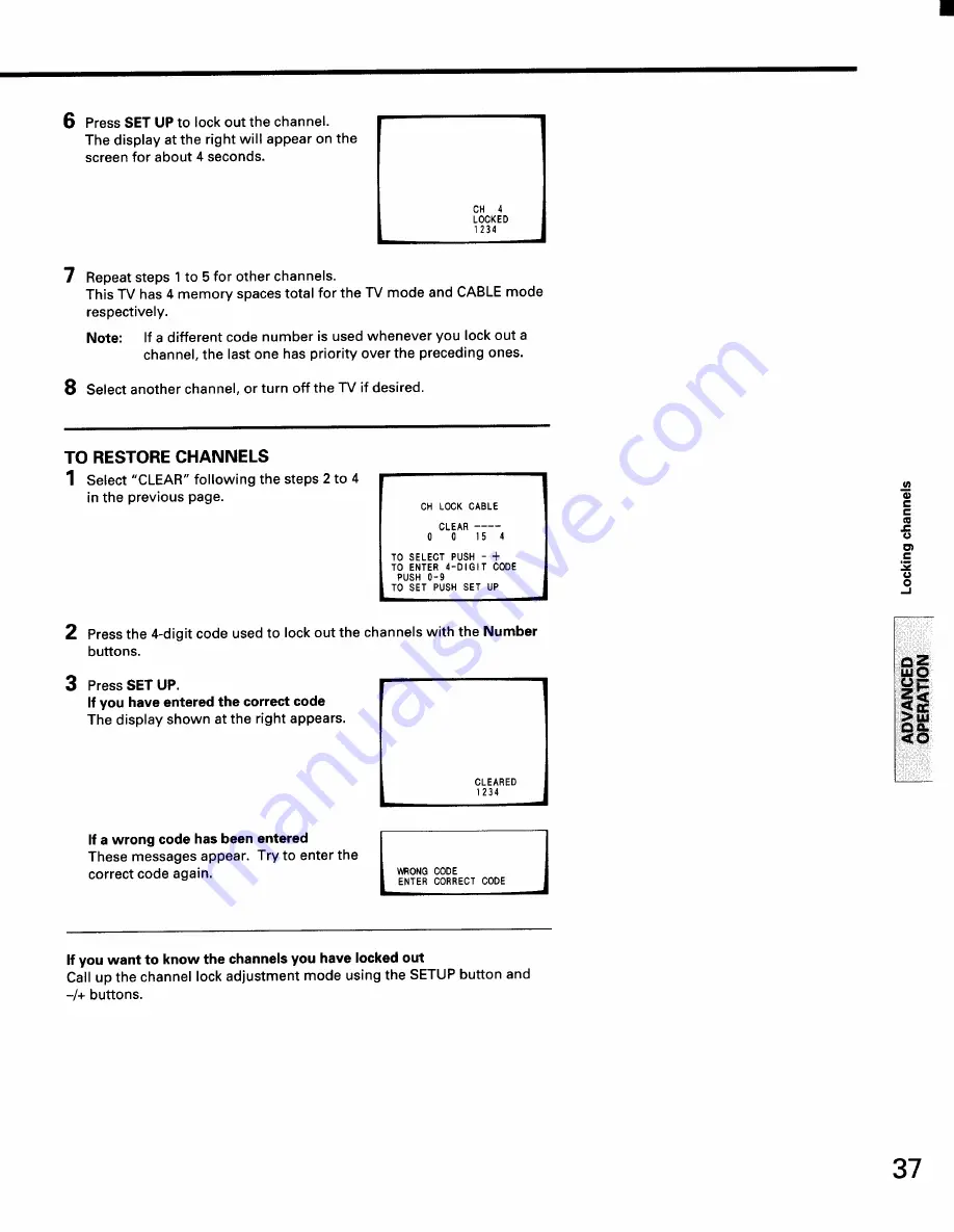 Toshiba CX32D70 Owner'S Manual Download Page 35