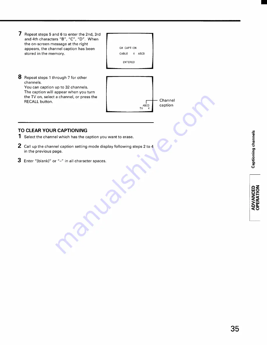 Toshiba CX32D80 Owner'S Manual Download Page 35