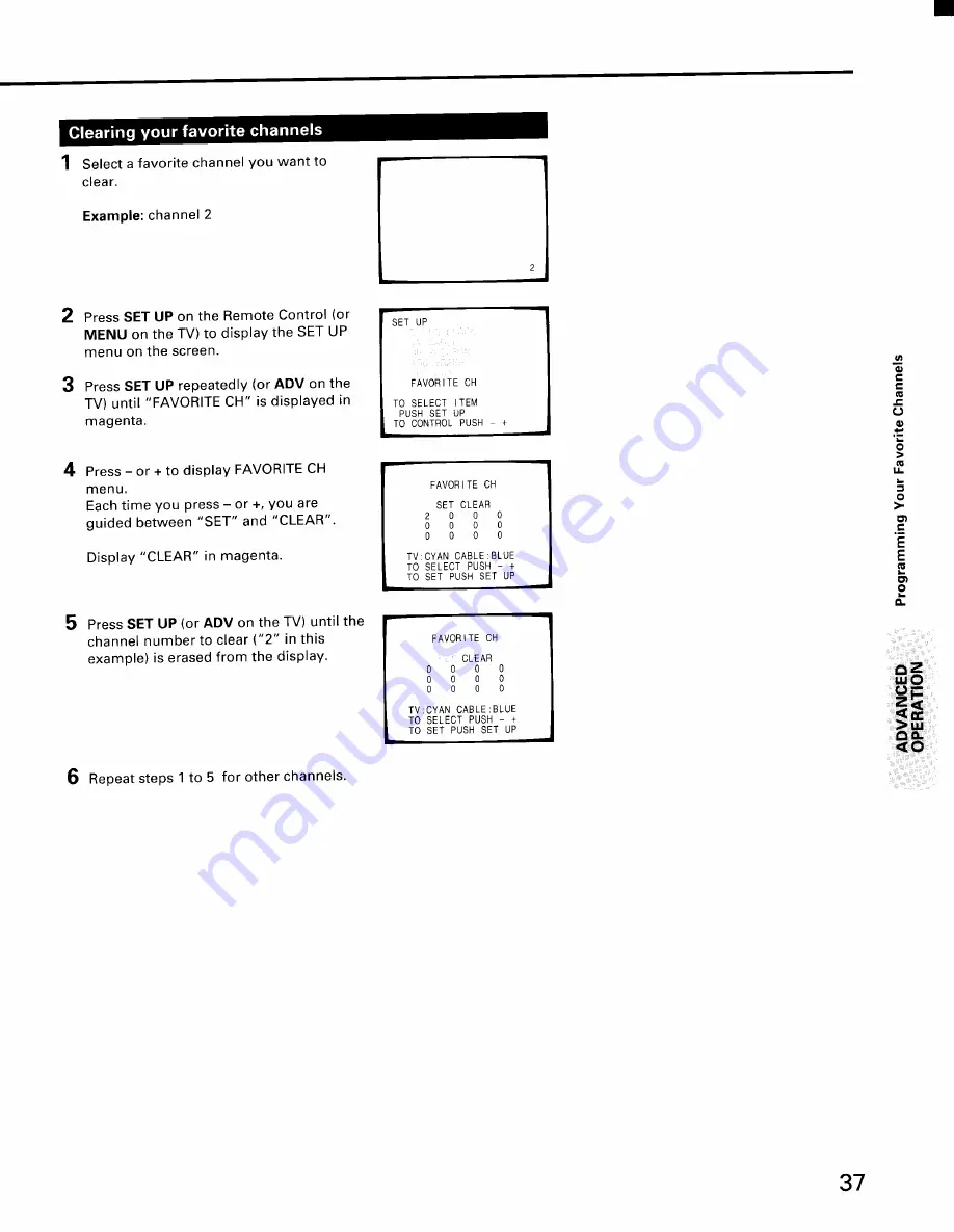 Toshiba CX32E70 Скачать руководство пользователя страница 37