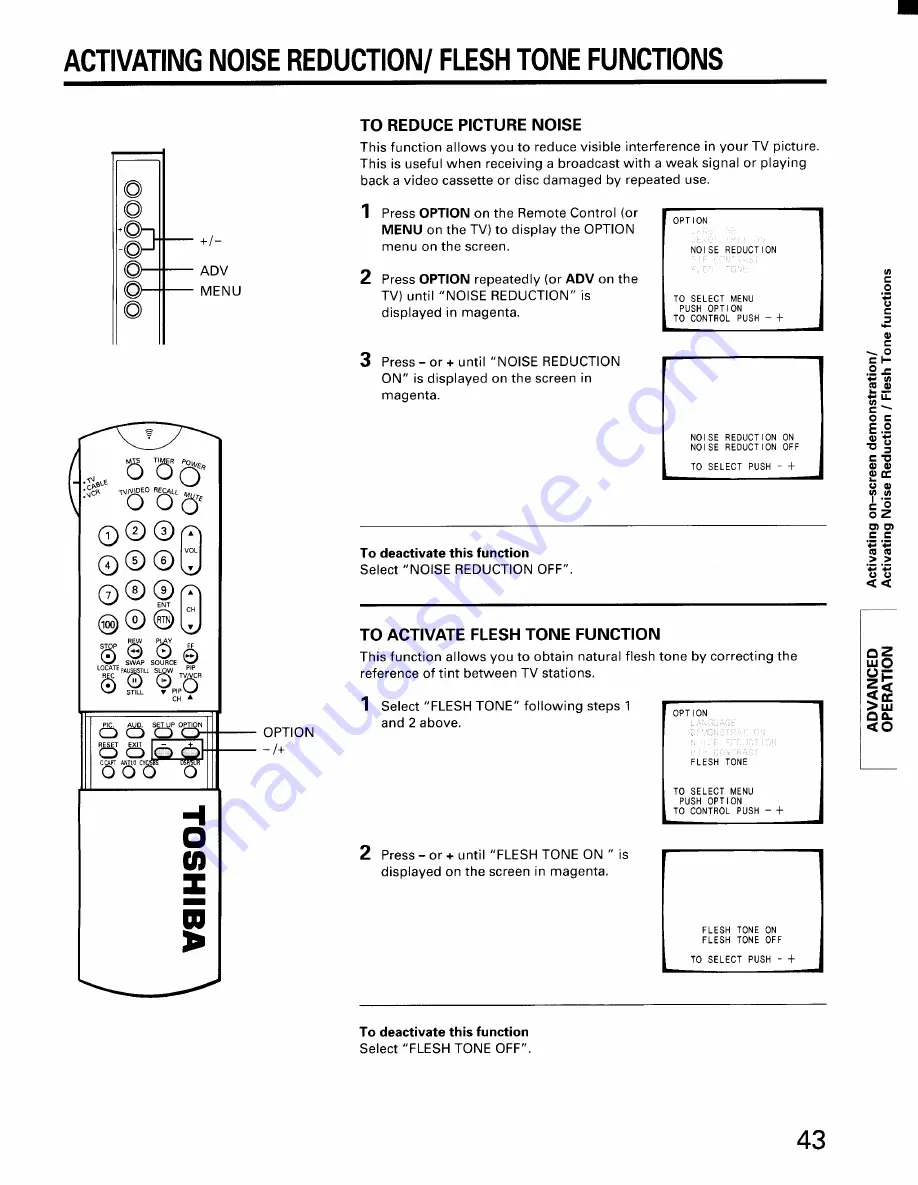 Toshiba CX35D80 Скачать руководство пользователя страница 43