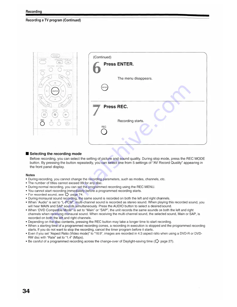 Toshiba D-R1SU Owner'S Manual Download Page 86