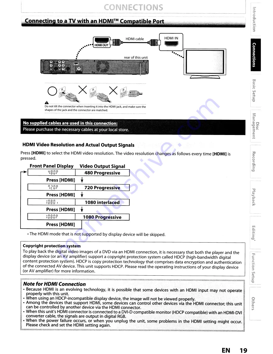 Toshiba D-R420KU Скачать руководство пользователя страница 19