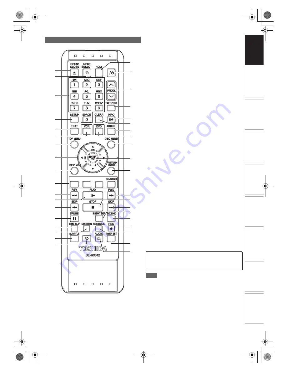 Toshiba DVR20KB Скачать руководство пользователя страница 11