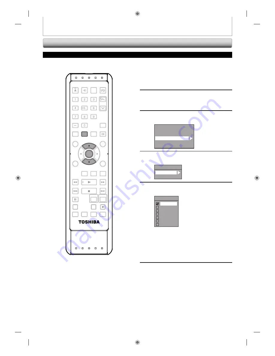 Toshiba DVR670 - DVDr/ VCR Combo Скачать руководство пользователя страница 36