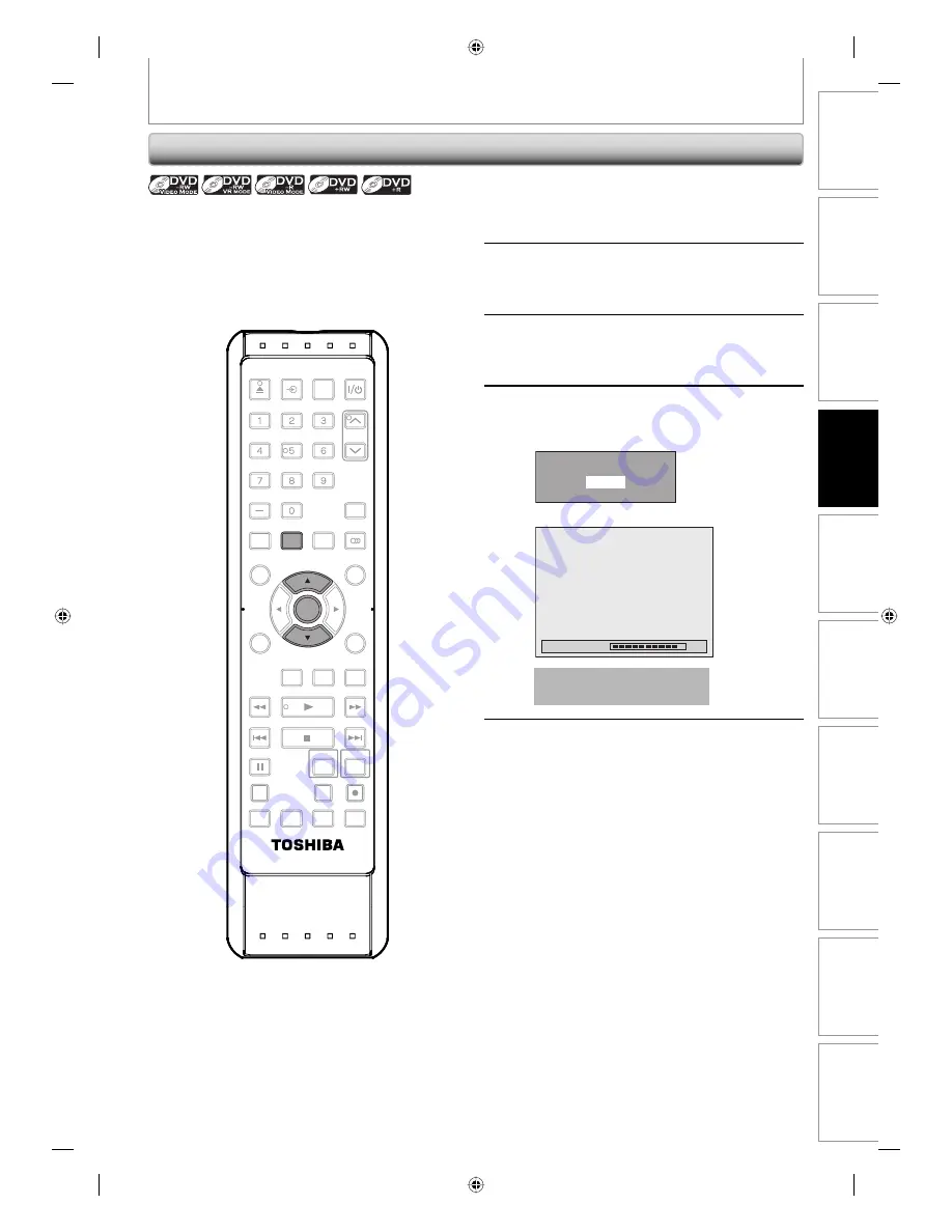 Toshiba DVR670 - DVDr/ VCR Combo Скачать руководство пользователя страница 43