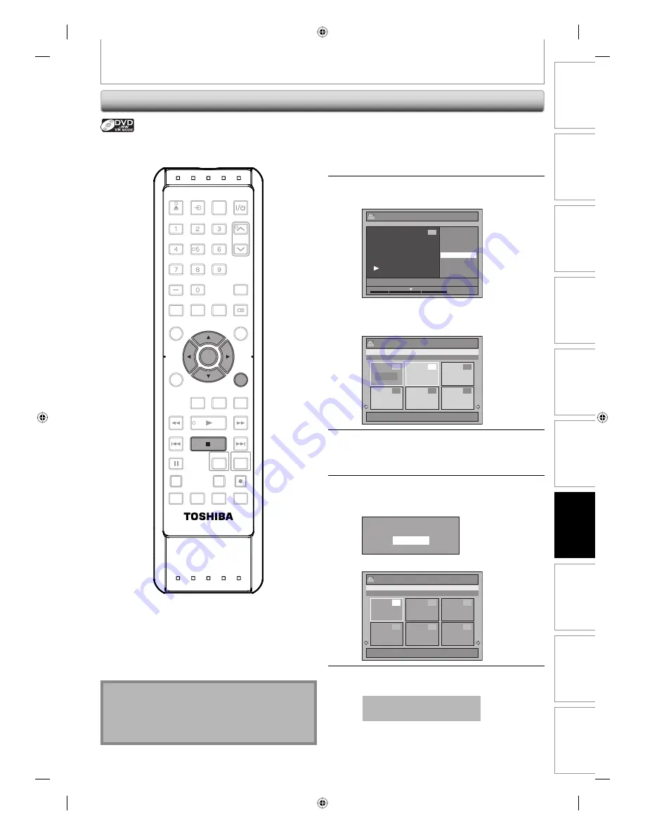 Toshiba DVR670 - DVDr/ VCR Combo Owner'S Manual Download Page 93