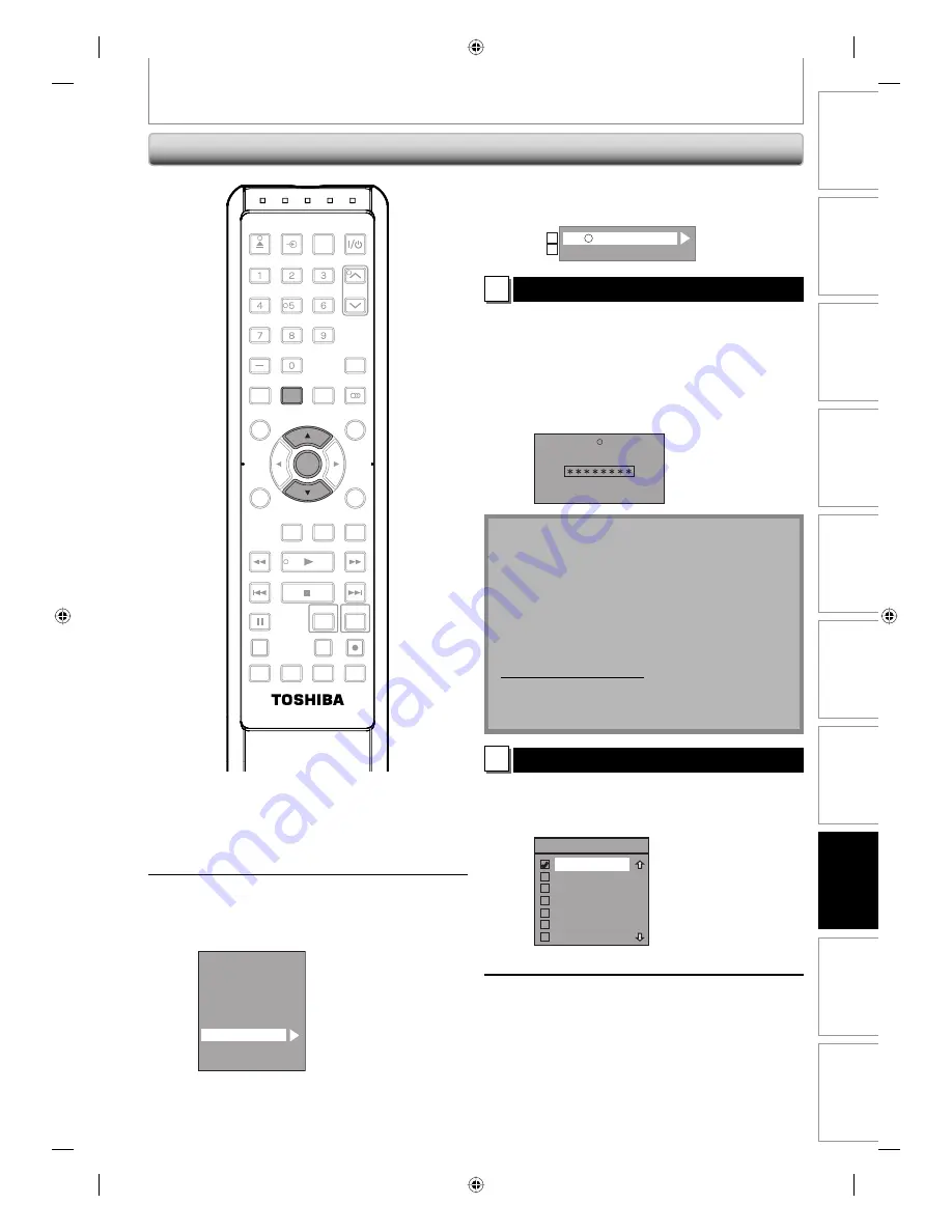 Toshiba DVR670 - DVDr/ VCR Combo Скачать руководство пользователя страница 107