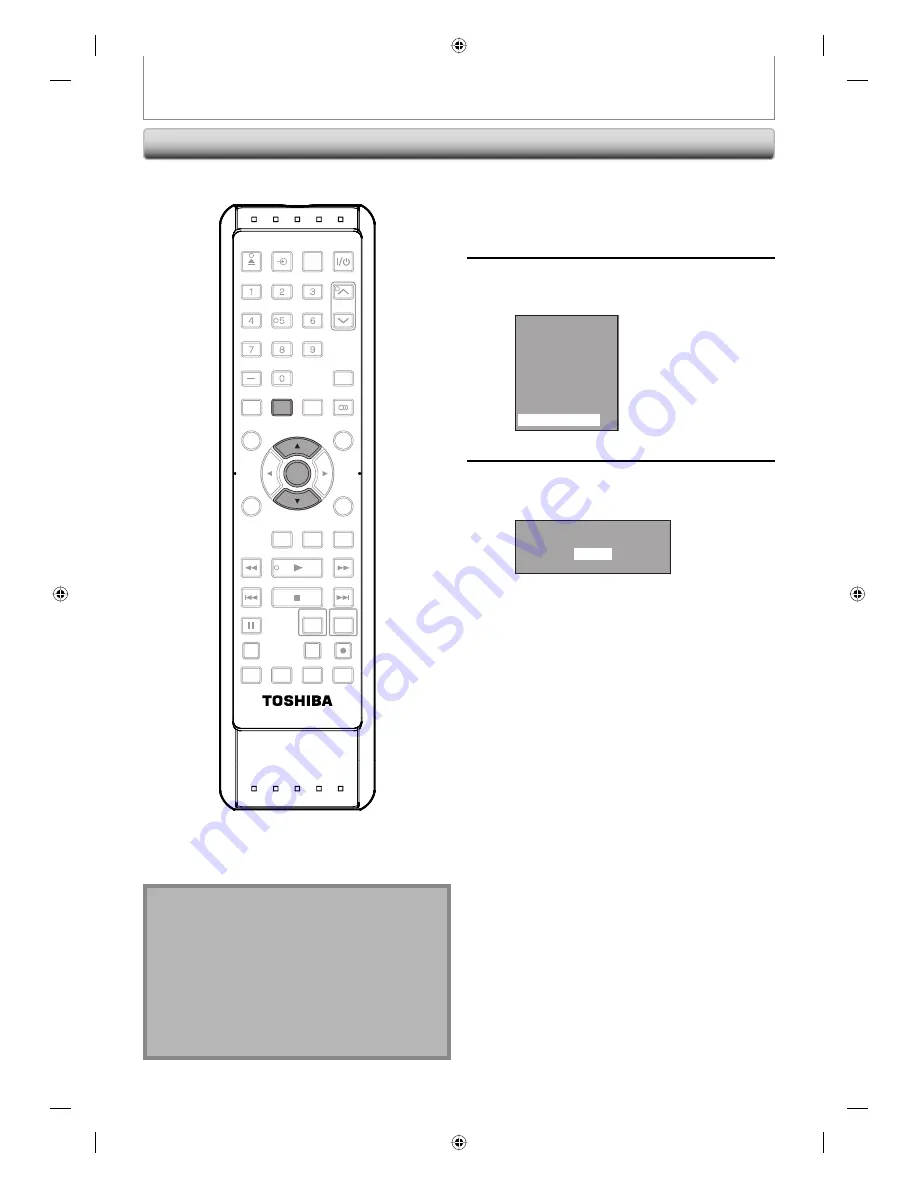 Toshiba DVR670 - DVDr/ VCR Combo Owner'S Manual Download Page 110