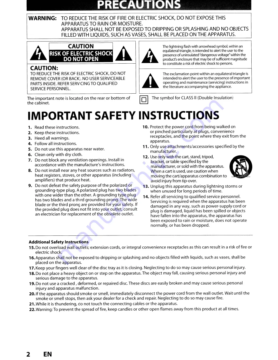 Toshiba DVR670KU Owner'S Manual Download Page 2