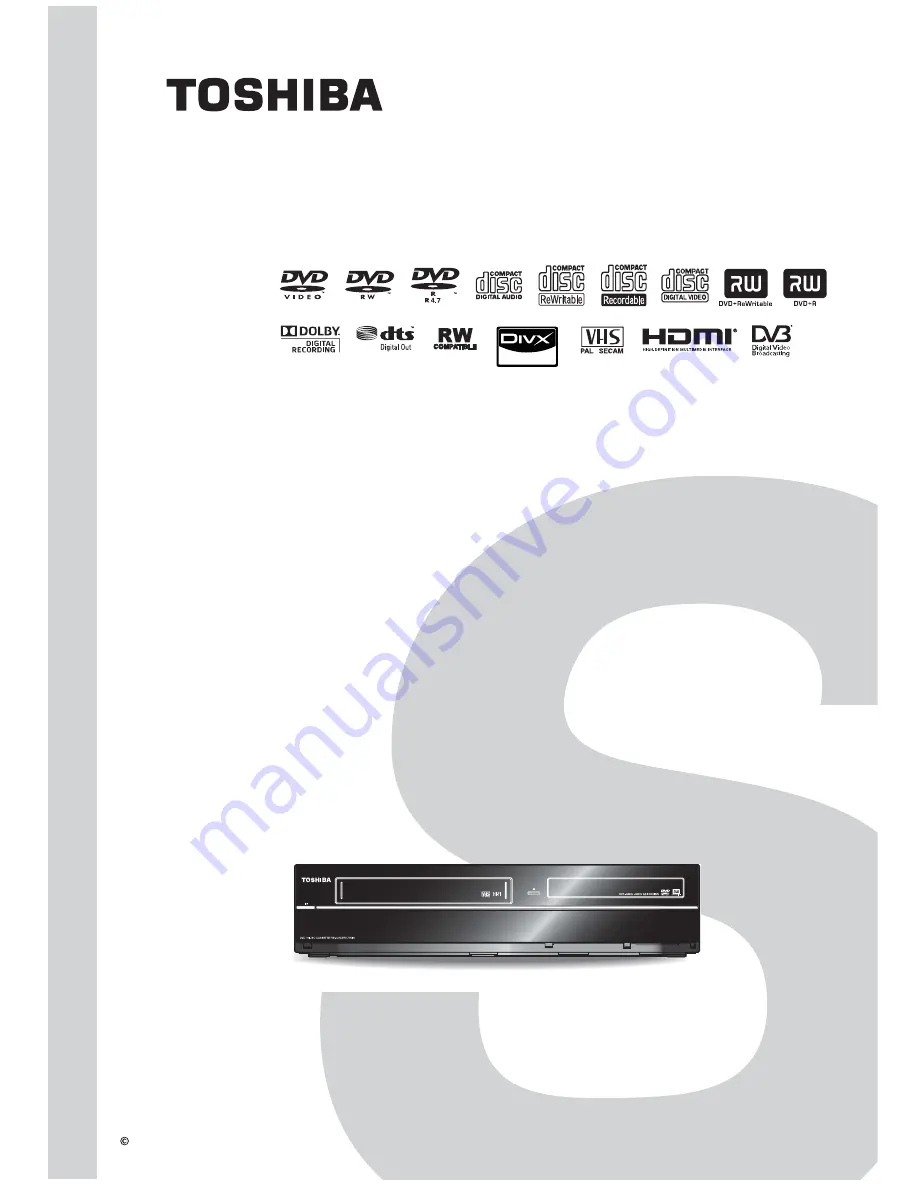 Toshiba DVR80KF Service Manual Download Page 1