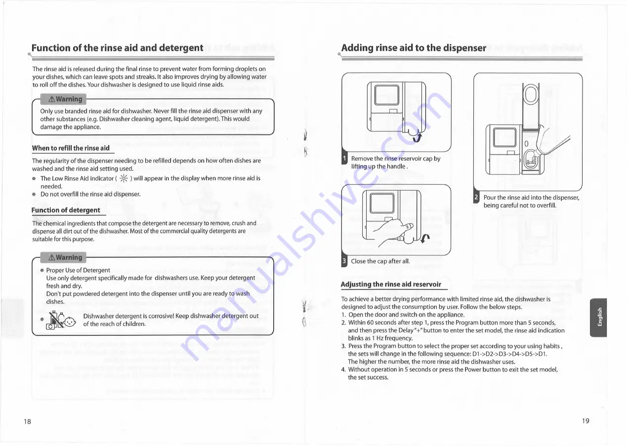 Toshiba DW-14F2MEBS Instruction Manual Download Page 18