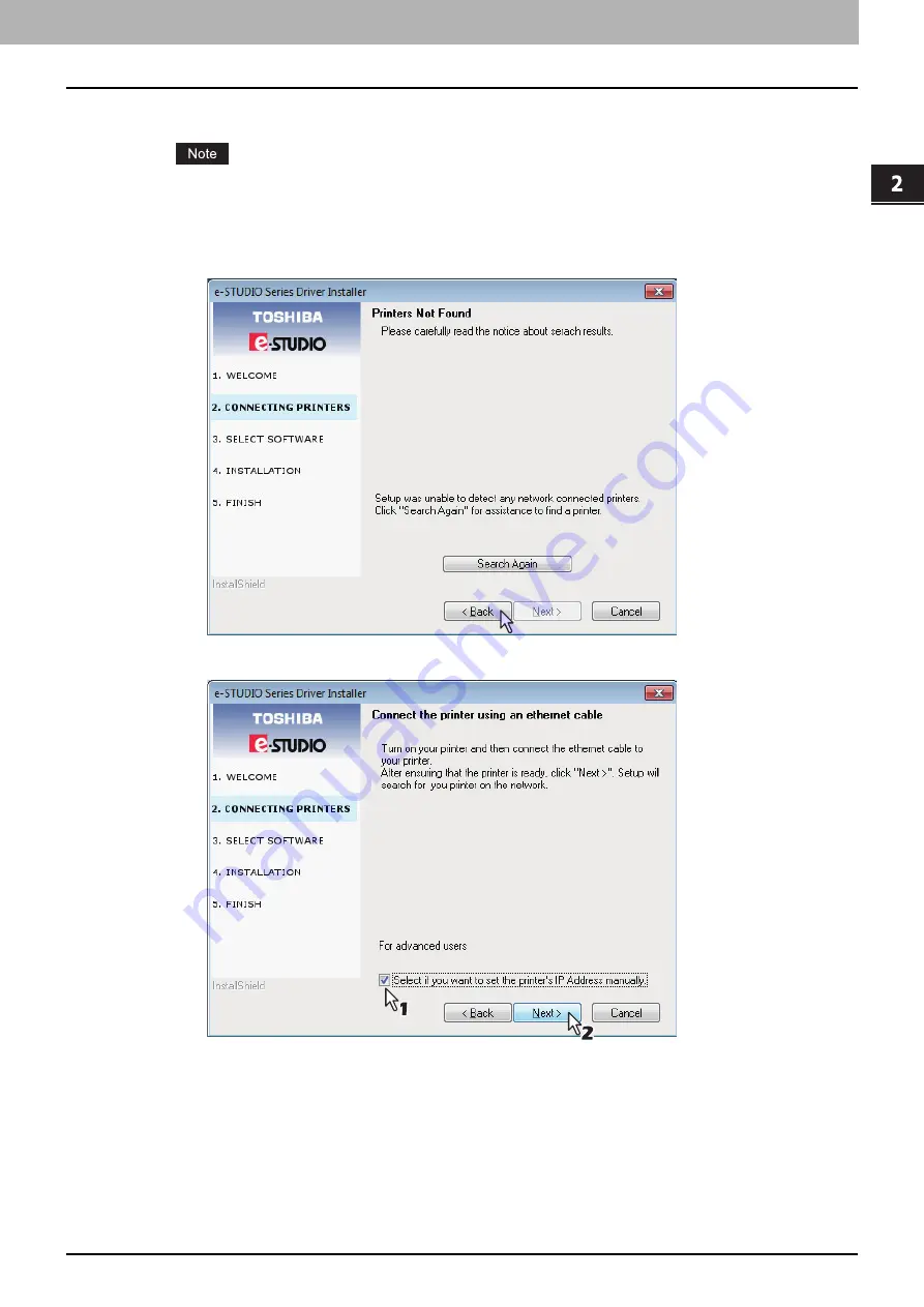 Toshiba e-studio 2309a Software Installation Manual Download Page 17