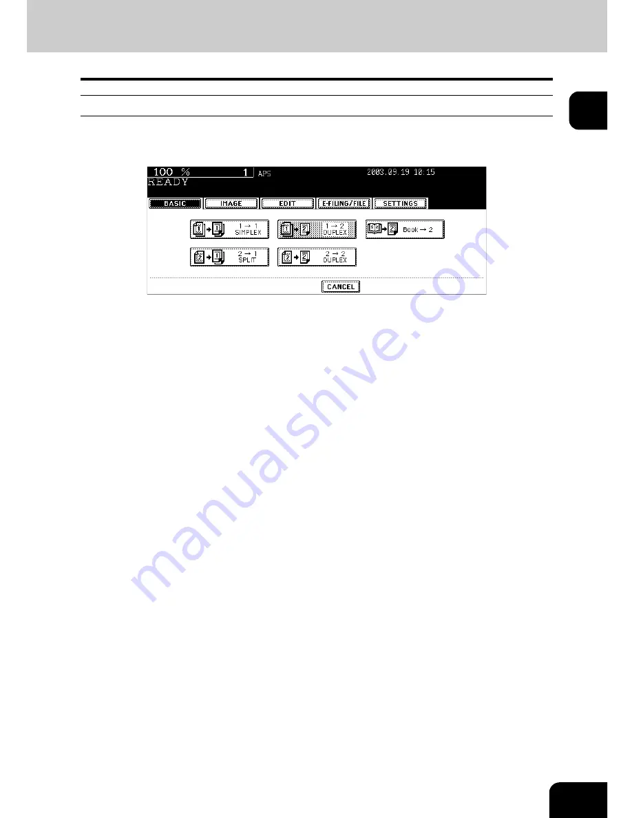 Toshiba e-STUDIO 4511 Operator'S Manual Download Page 31