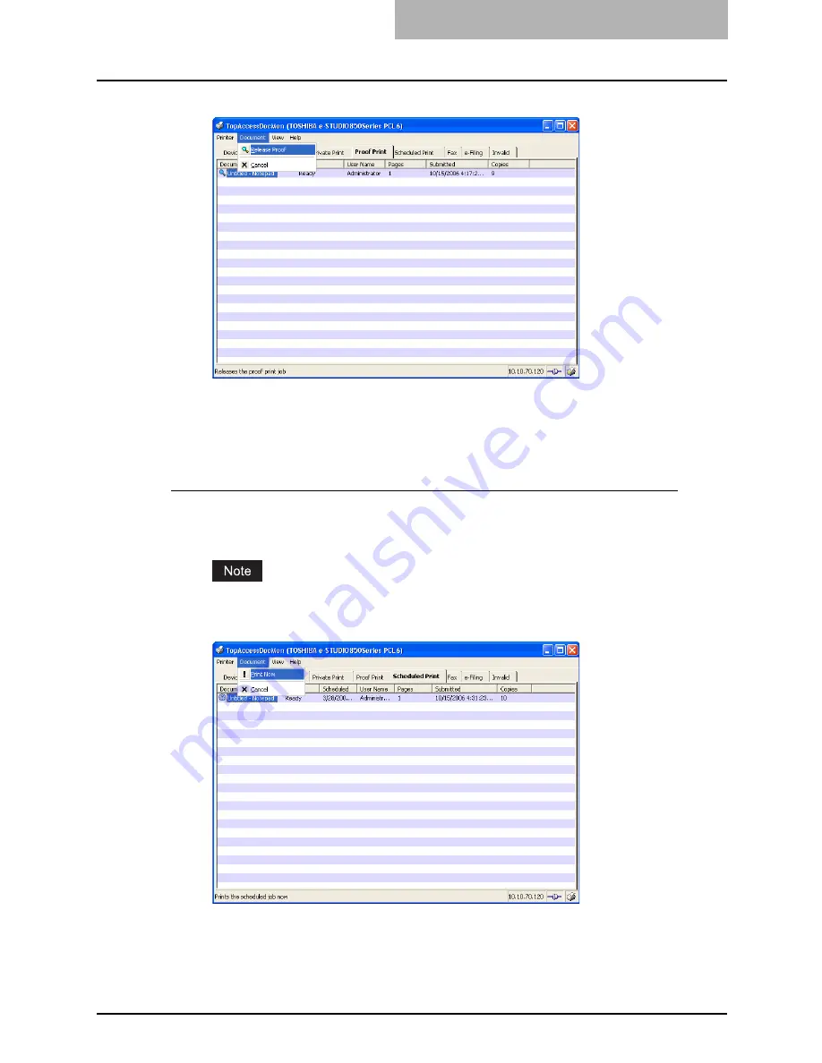 Toshiba e-STUDIO 520 Printing Manual Download Page 387