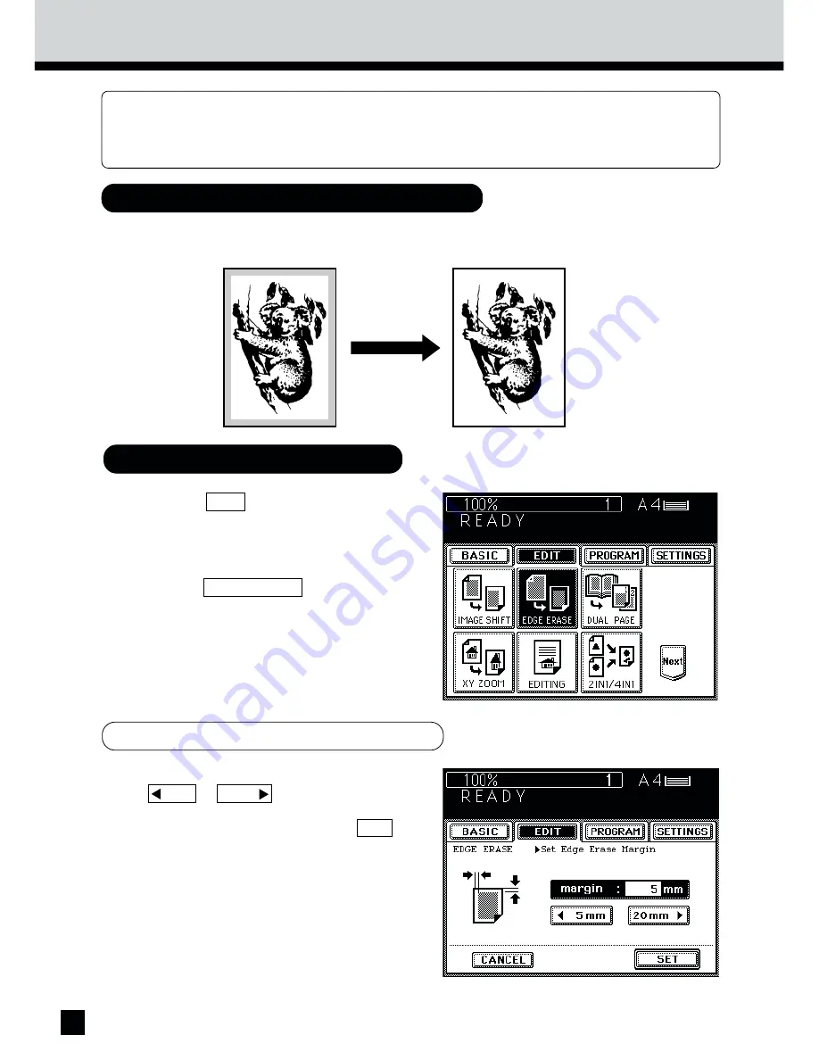 Toshiba e-STUDIO 55 Operator'S Manual For Copying Functions Download Page 61