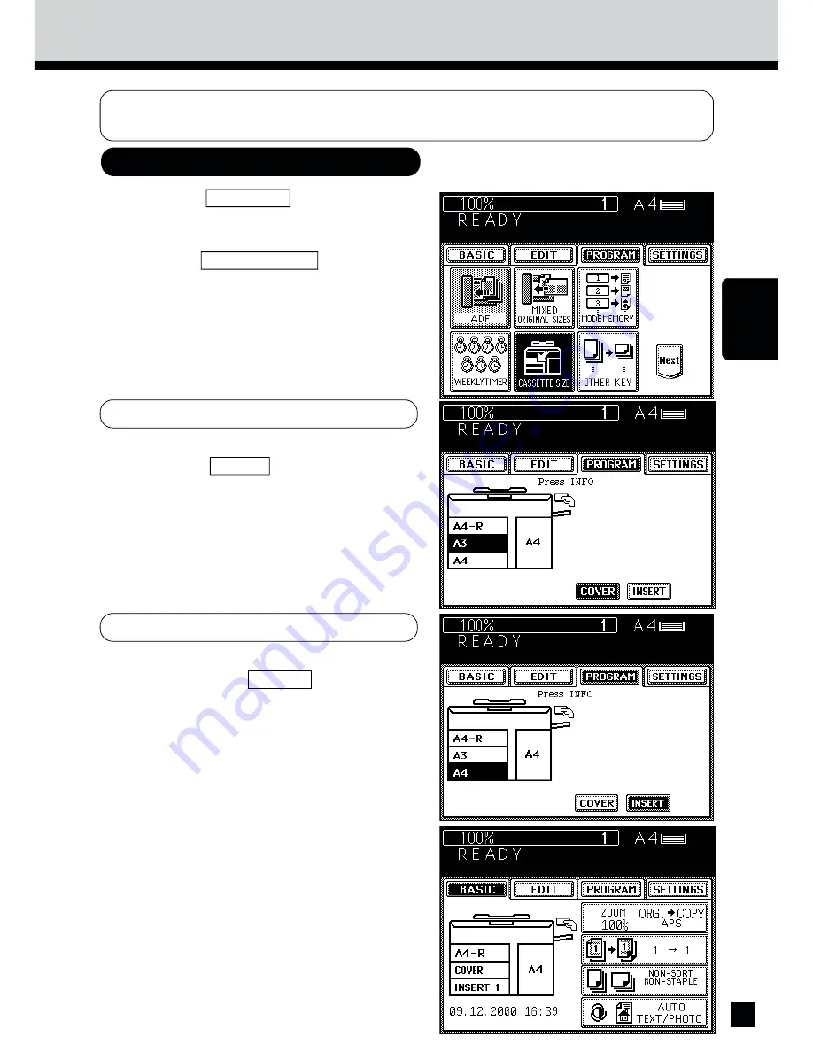 Toshiba e-STUDIO 55 Operator'S Manual For Copying Functions Download Page 90