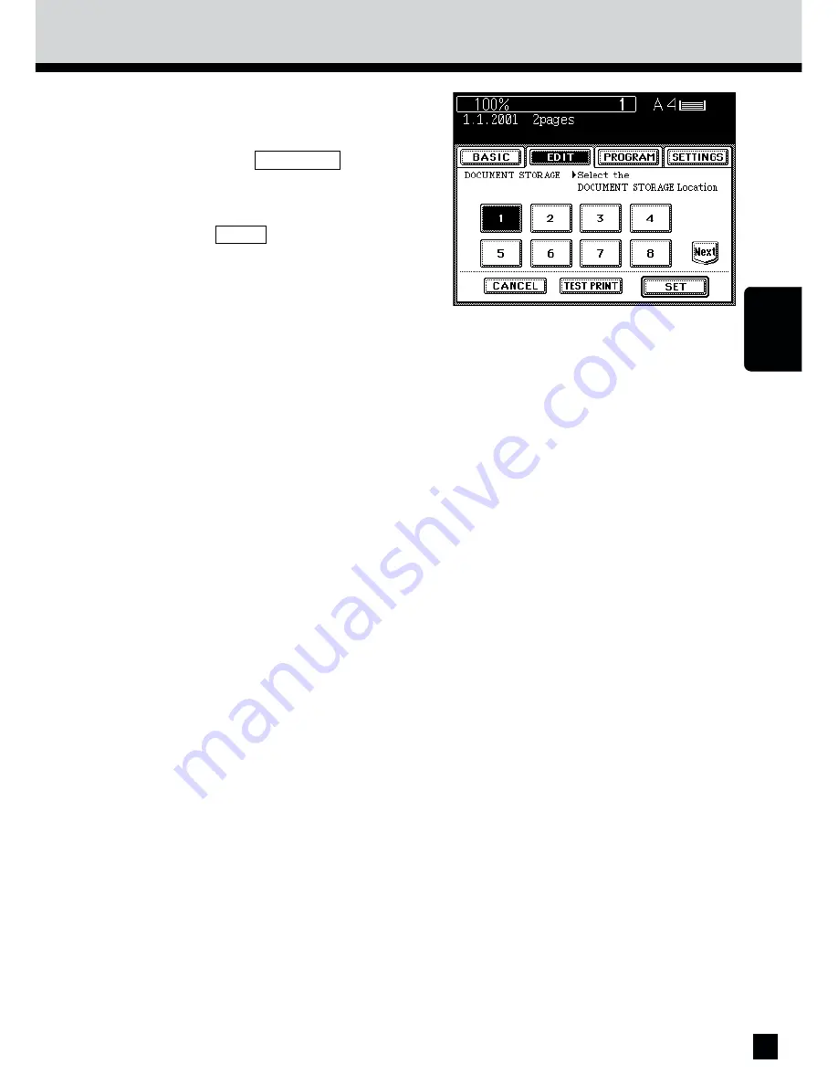 Toshiba e-STUDIO 55 Operator'S Manual For Copying Functions Download Page 94