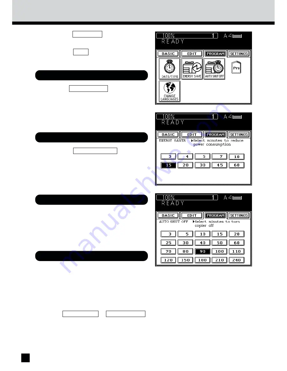 Toshiba e-STUDIO 55 Operator'S Manual For Copying Functions Download Page 107