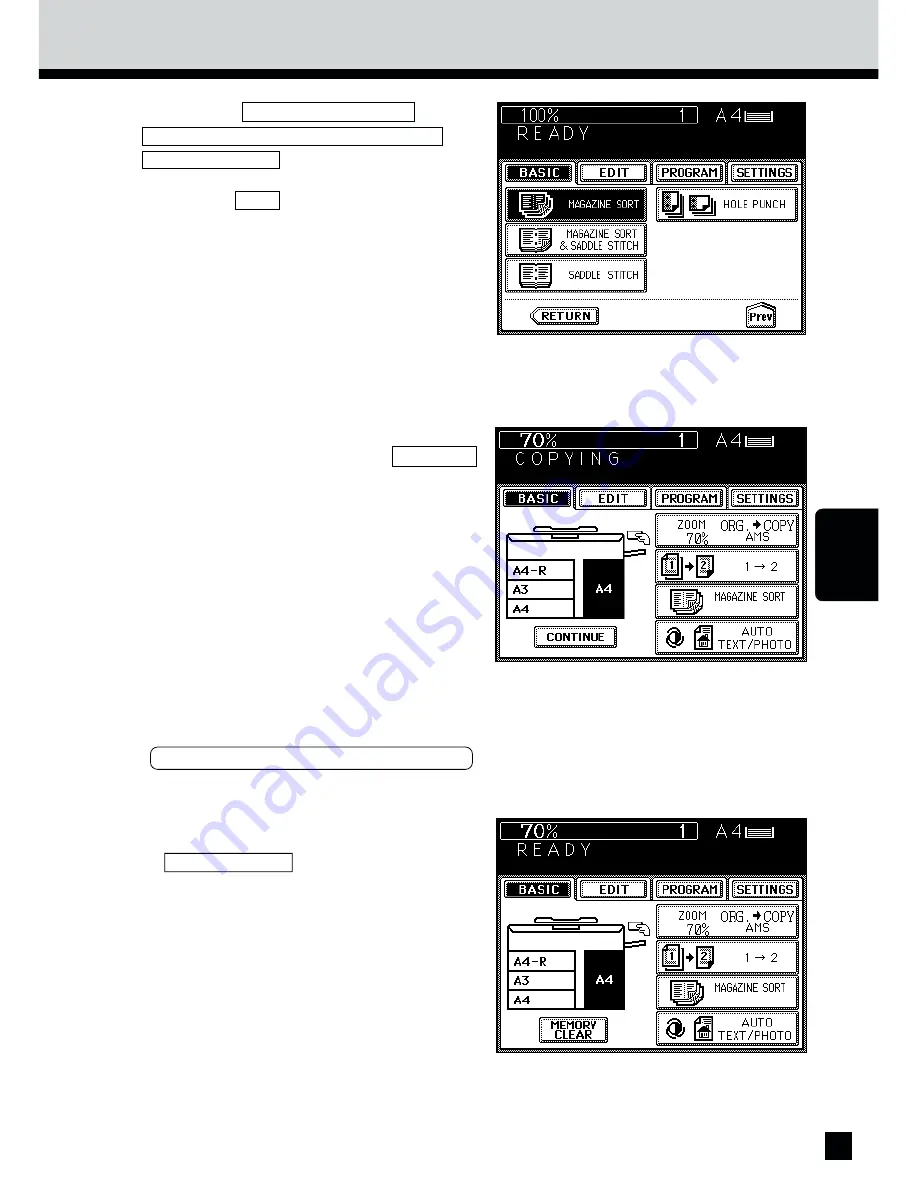 Toshiba e-STUDIO 55 Operator'S Manual For Copying Functions Download Page 128