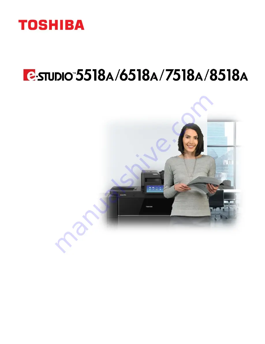 Toshiba E-STUDIO 5518A Скачать руководство пользователя страница 1