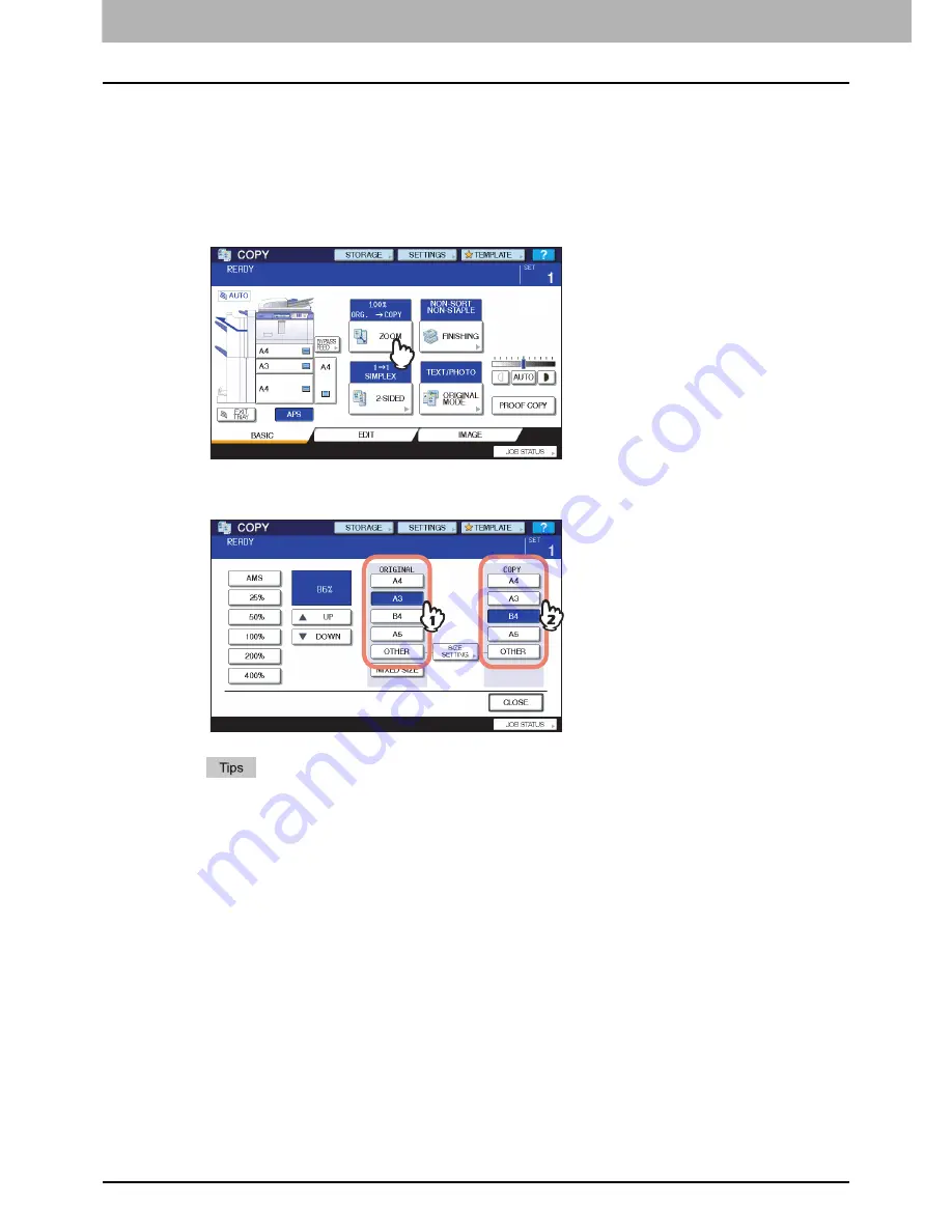 Toshiba E-STUDIO 555 Copying Manual Download Page 58