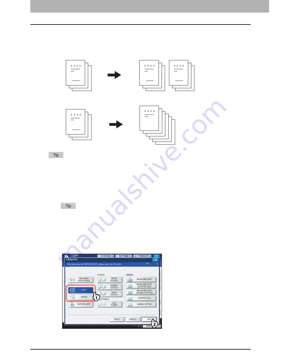 Toshiba e-studio 5560c Copying Manual Download Page 70