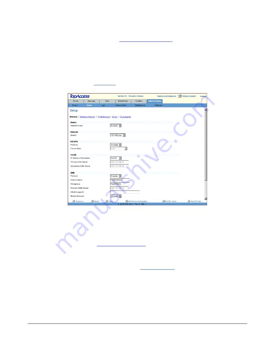 Toshiba e-STUDIO GL-1010 Administrator'S Manual Download Page 183