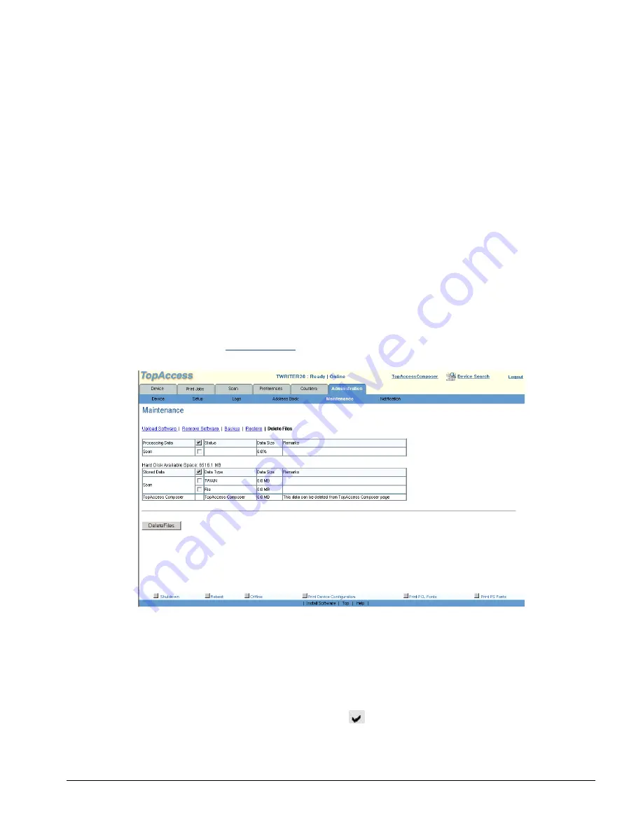 Toshiba e-STUDIO GL-1010 Administrator'S Manual Download Page 301