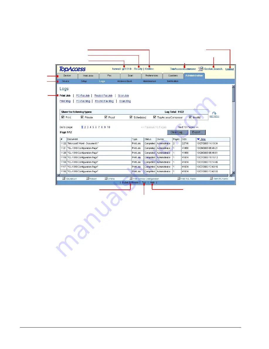 Toshiba e-STUDIO GL-1010 Скачать руководство пользователя страница 384