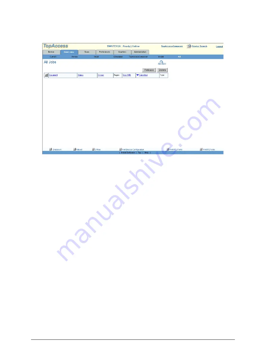 Toshiba e-STUDIO GL-1020 Administrator'S Manual Download Page 298