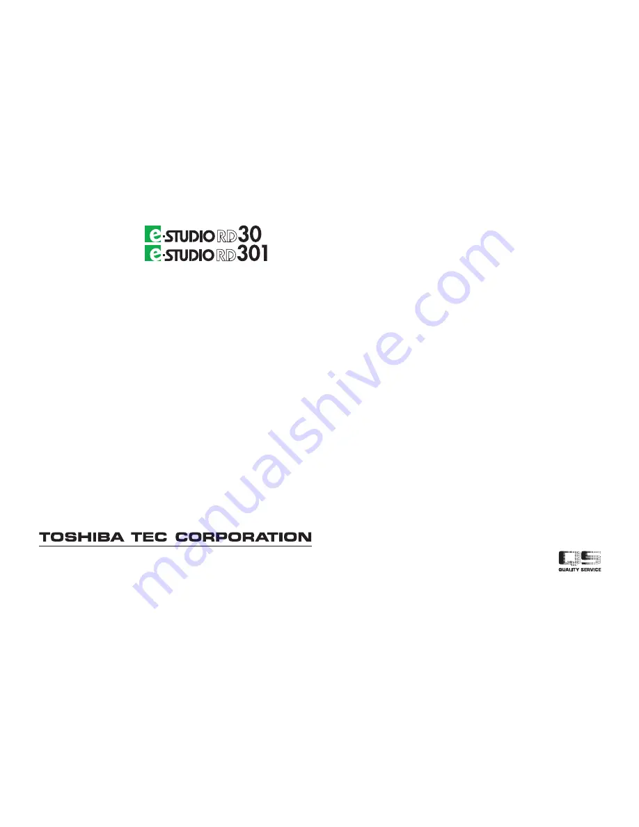 Toshiba e-Studio RD30 User Manual Download Page 116