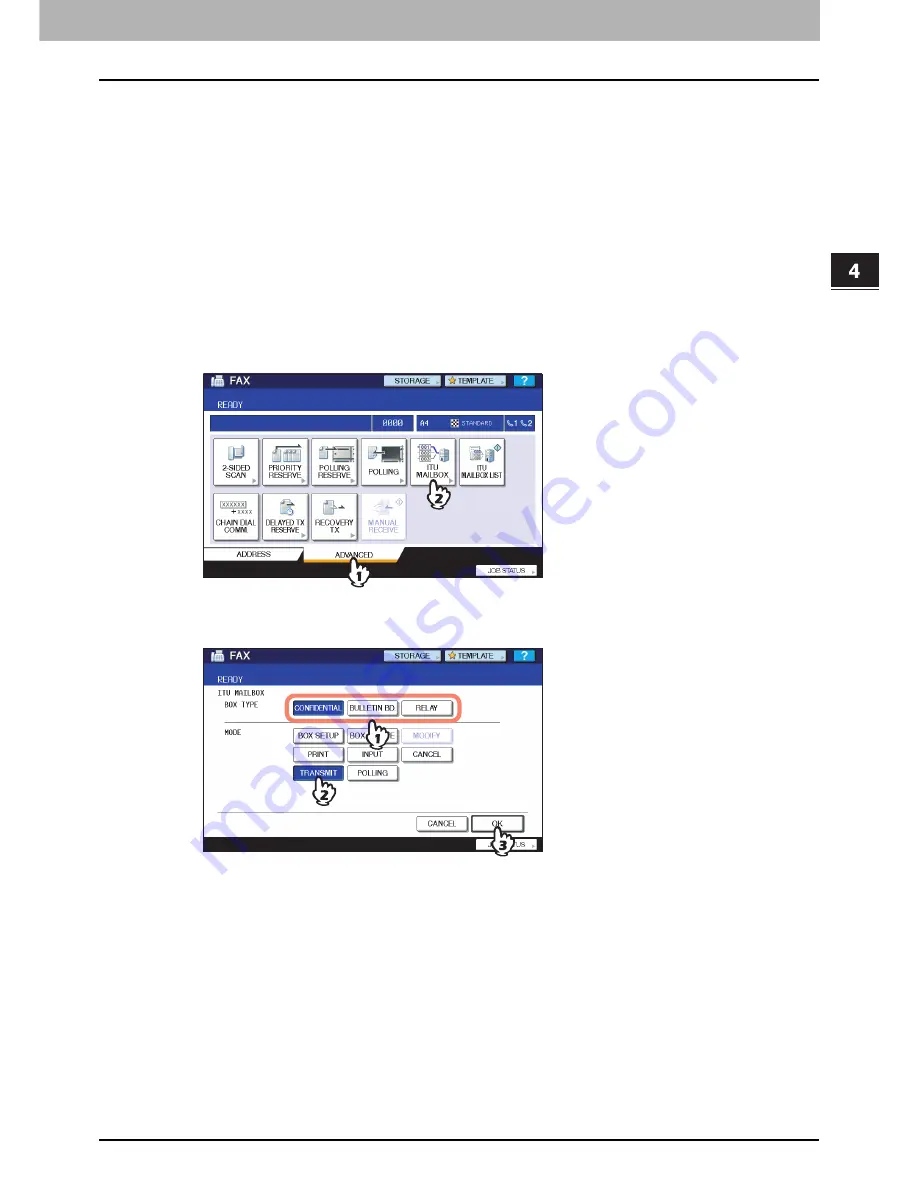 Toshiba e-STUDIO355 Operator'S Manual Download Page 67