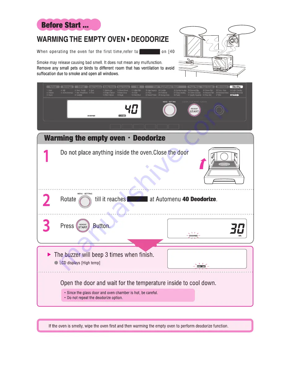 Toshiba ER-GD400C Instruction Manual Download Page 24