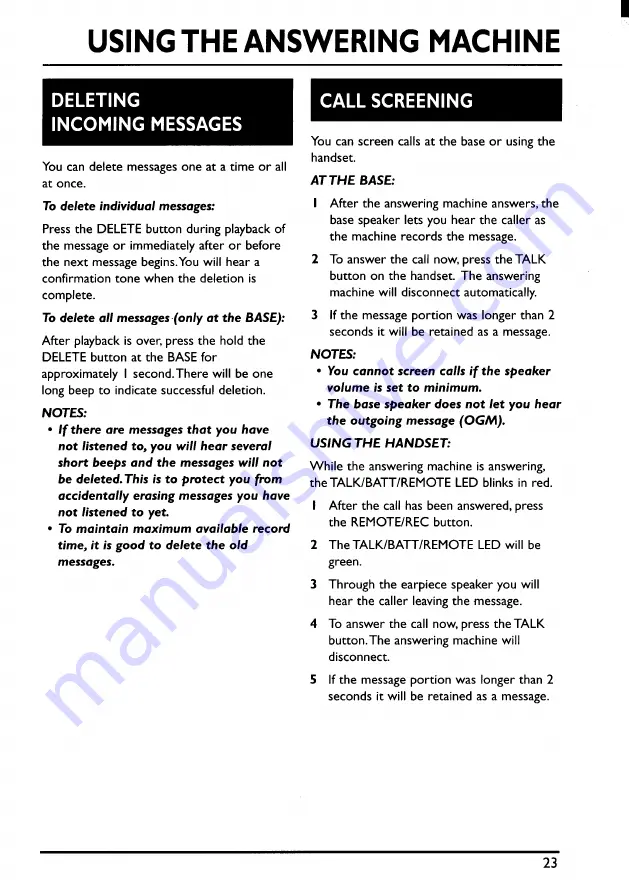 Toshiba FT-9006 Owner'S Manual Download Page 25