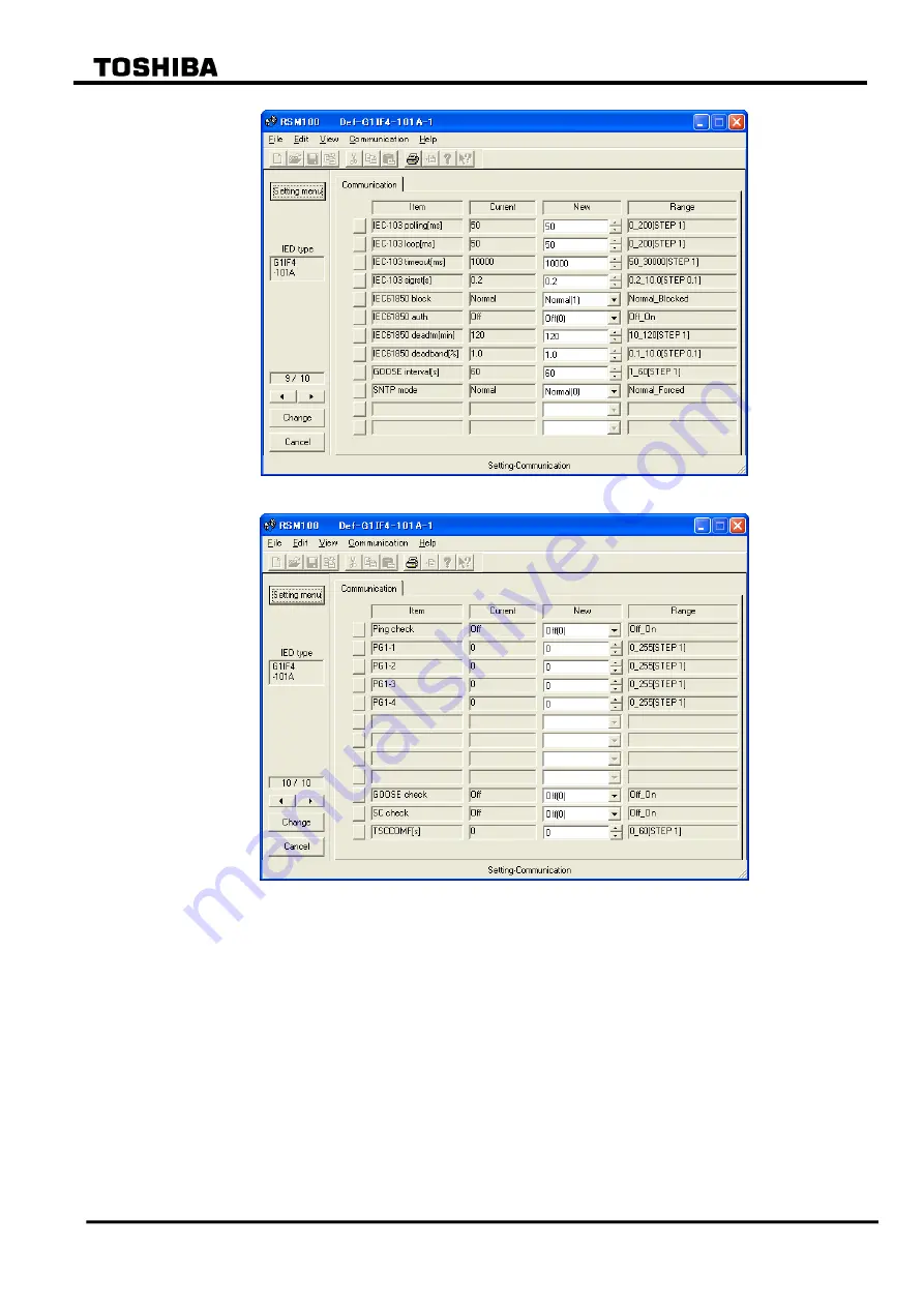 Toshiba G1IF4 Instruction Manual Download Page 23