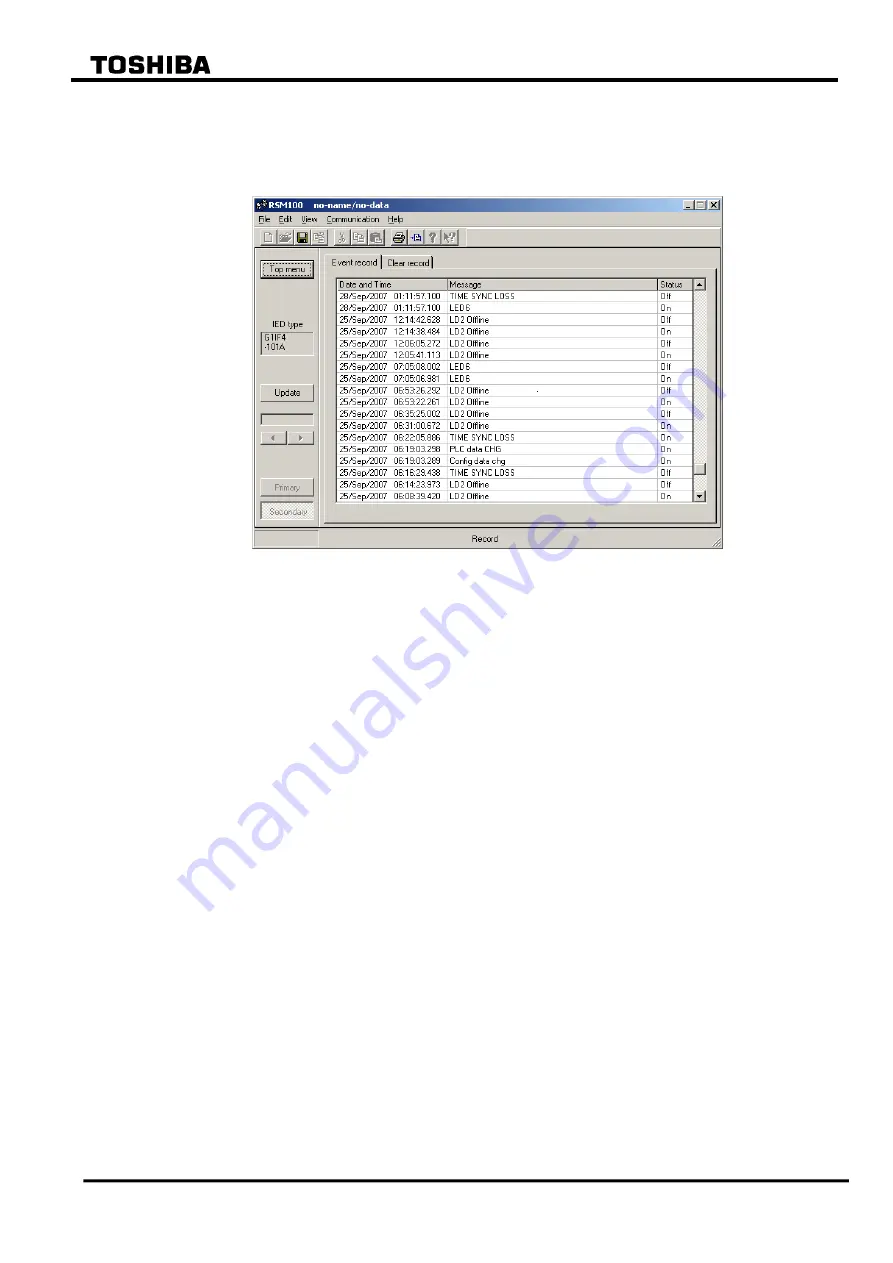 Toshiba G1IF4 Instruction Manual Download Page 30