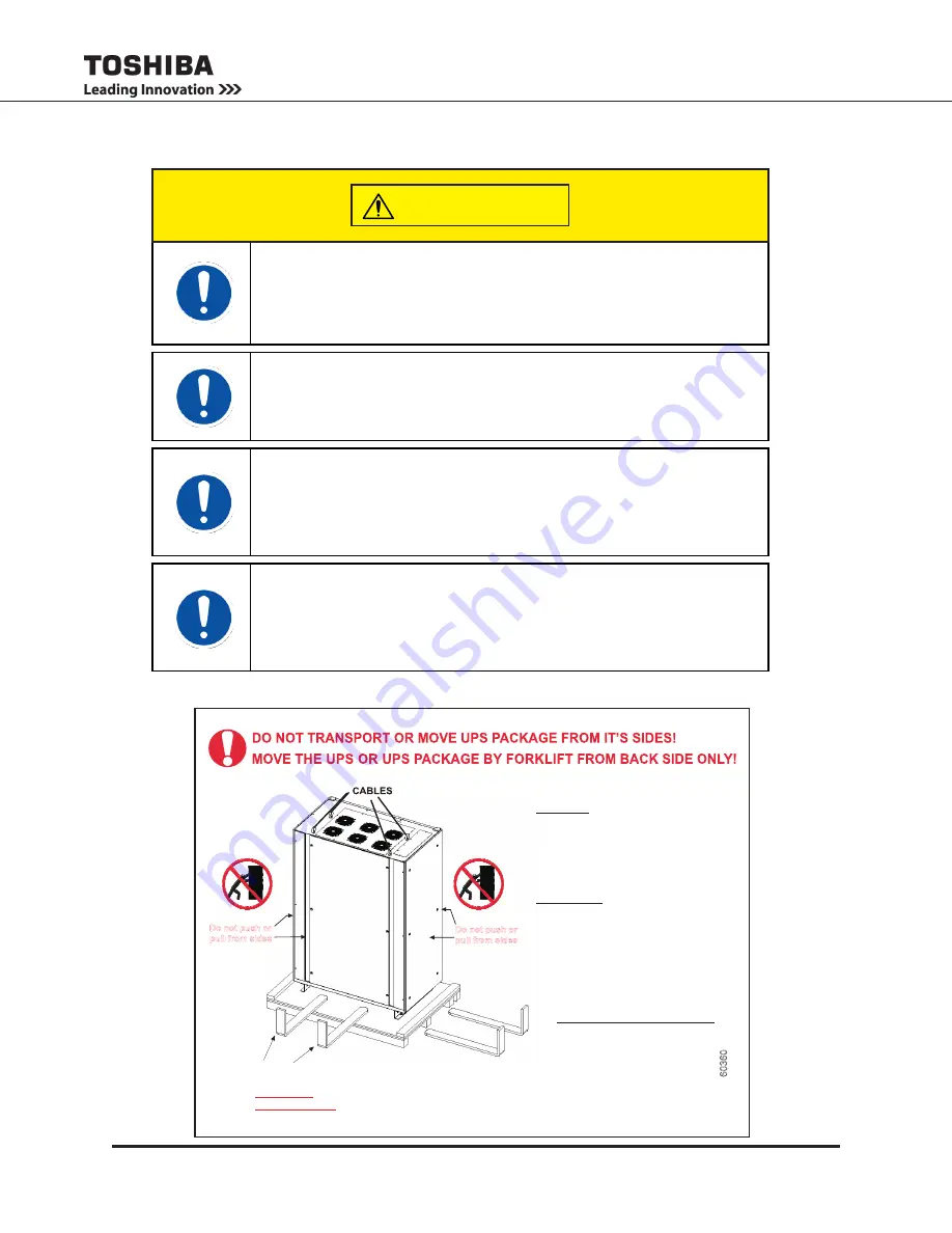 Toshiba G8000 Series Installation And Operation Manual Download Page 17