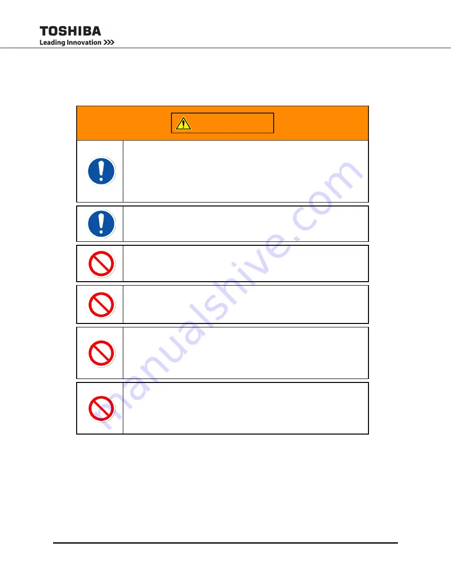 Toshiba G8000 Series Installation And Operation Manual Download Page 37