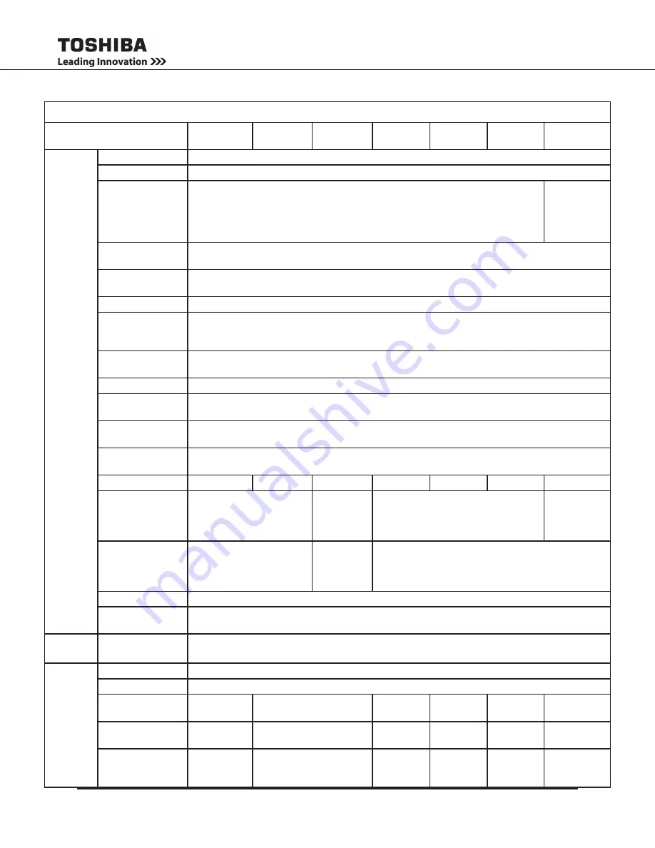 Toshiba G8000 Series Installation And Operation Manual Download Page 60