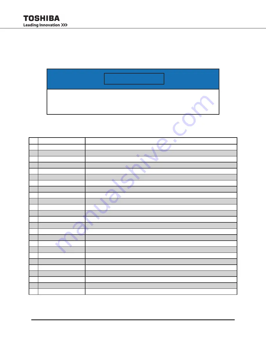 Toshiba G8000 Series Installation And Operation Manual Download Page 63