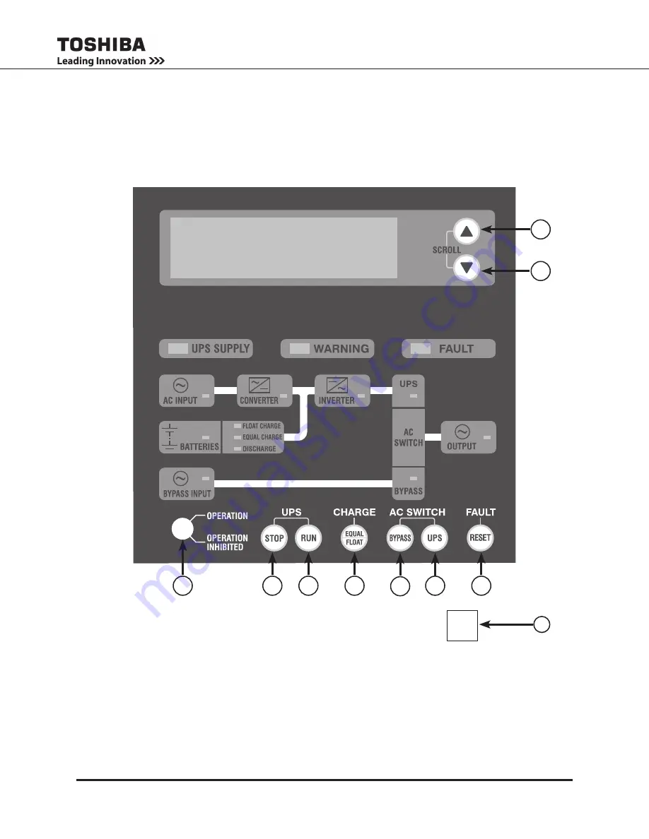 Toshiba G8000 Series Installation And Operation Manual Download Page 64