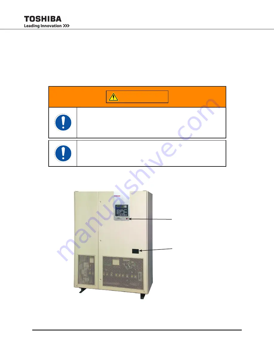 Toshiba G8000 Series Installation And Operation Manual Download Page 71