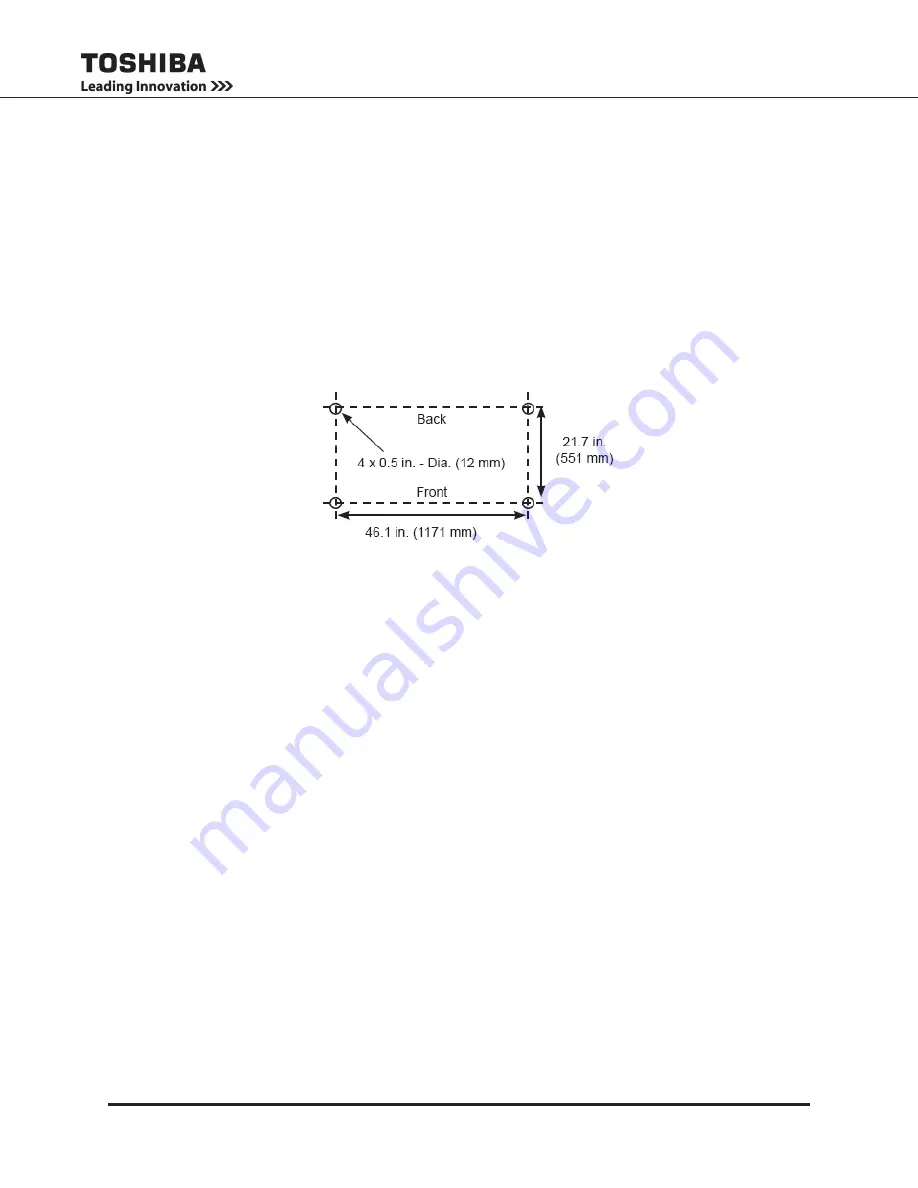 Toshiba G8000 Series Installation And Operation Manual Download Page 103