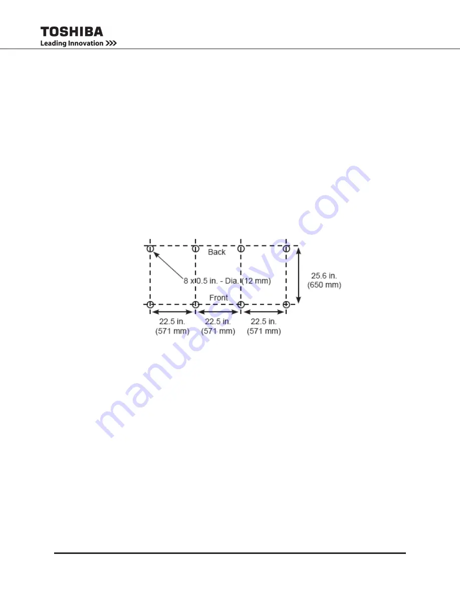 Toshiba G8000 Series Installation And Operation Manual Download Page 106