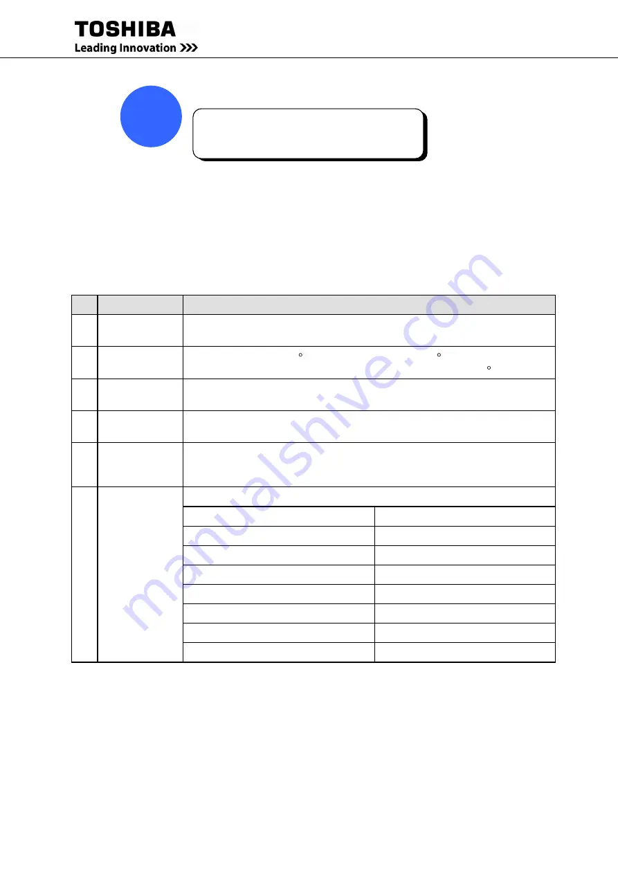 Toshiba G8000MM Series Installation And Operation Manual Download Page 14