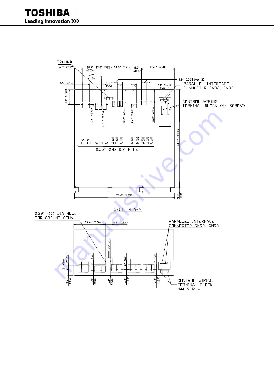 Toshiba G8000MM Series Installation And Operation Manual Download Page 93